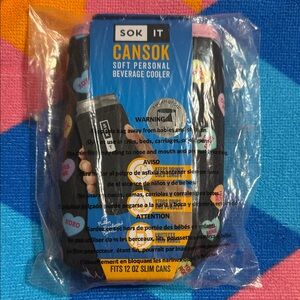 Black Soft Personal Beverage Cooler